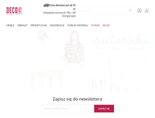 Tablet Screenshot of decostreet.pl